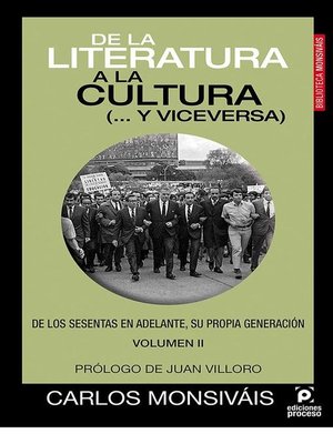 cover image of De la literatura a la cultura (... y viceversa) Volumen II